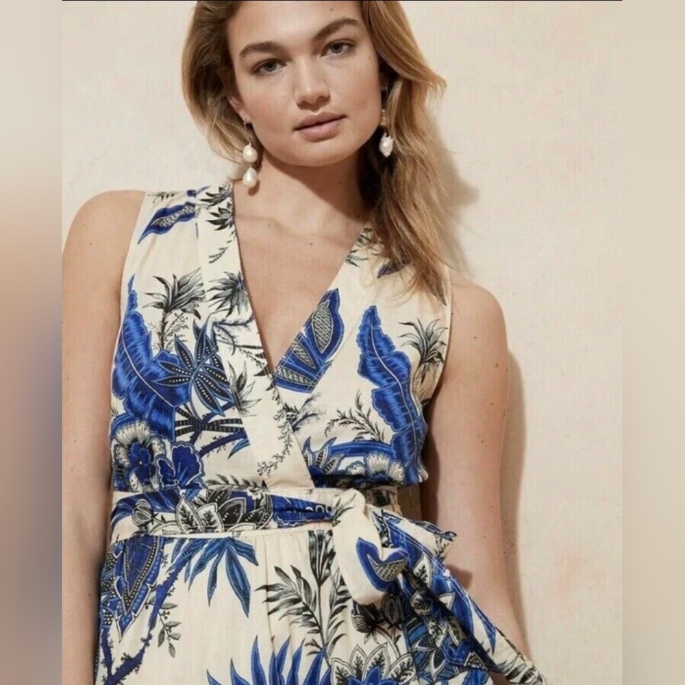Banana Republic Stampa Mini Dress Sz S - Picture 3 of 11